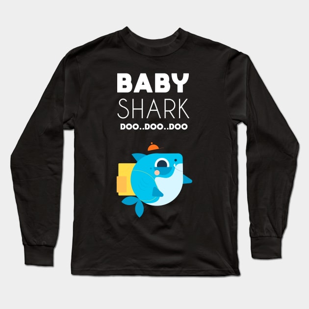 Baby shark Long Sleeve T-Shirt by Saytee1